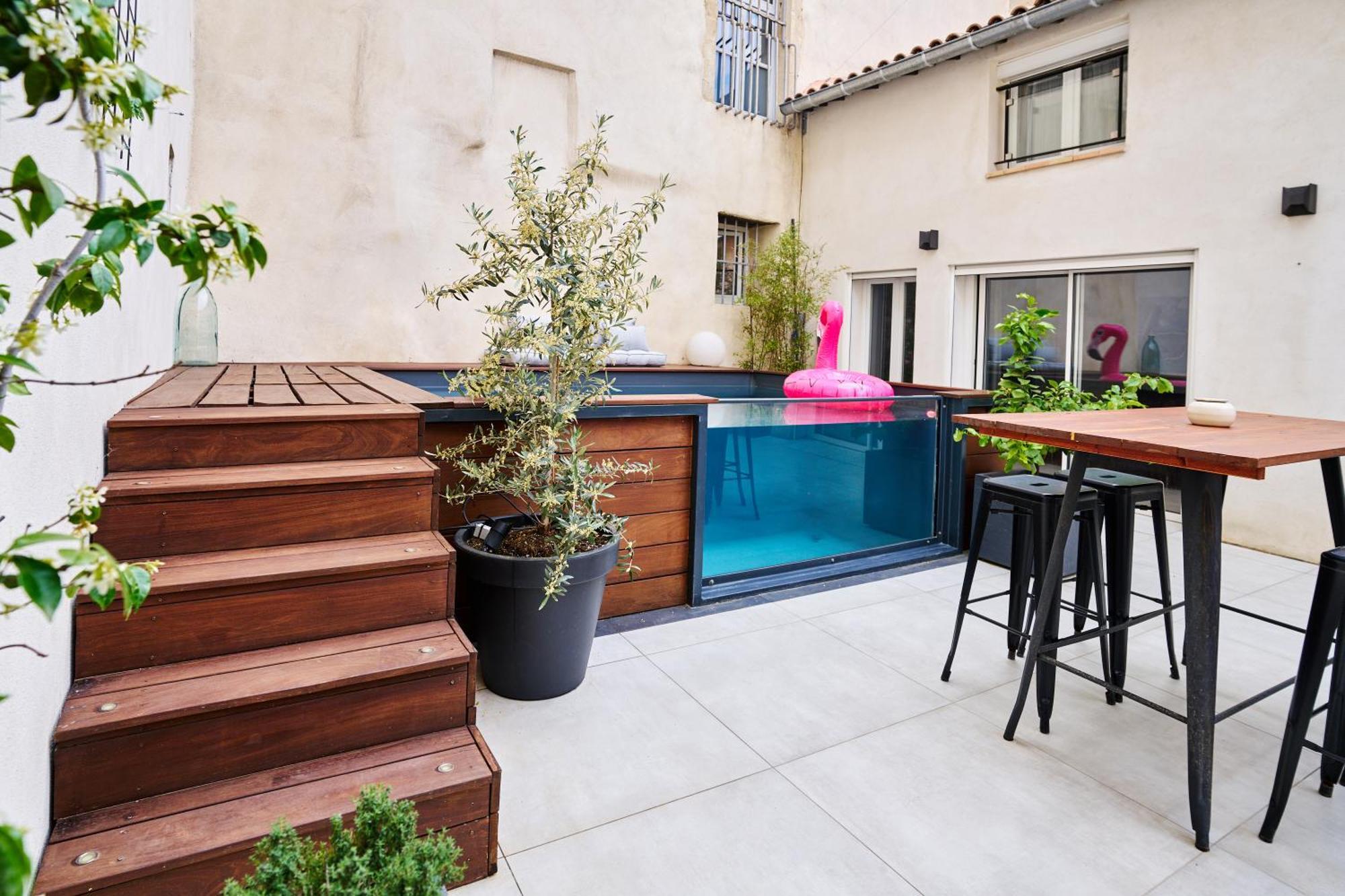 Maison De Ville Moderne Climatisee Avec Piscine Morieres-les-Avignon Exterior foto